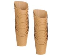 Toyvian 100Pcs Snack Paper Boxes Bulk Party Food Containers for Crisps Candy and Biscuit Treats