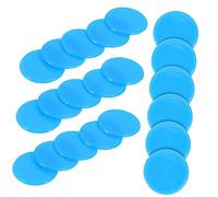 Toyvian 100pcs Solid Blue Bingo Counting Chips for Math Learning and Gambling Game Tokens for Counting Sorting and Probabilistic Grouping Suitable for Adults Game Night Use