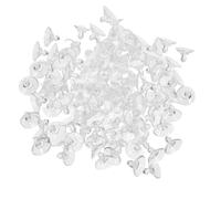 Toyvian 100pcs Suction Cup for Glass Suction Cup Hooks 19 Mm PVC Impact Protection Reliable Grip for Kitchen and Limited Tabletop Areas