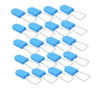 Toyvian 100pcs Tamper-evident Tag Seal Locks with High-Tension Iron Wire and Thickened Abs Plastic Shell, Self-Locking Design for Electric Meters and Luggage, for Storage and Logistics