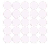 Toyvian 100pcs Translucent Bingo Counting Chips Small Plastic Learning Counters Disk Bingo Chip Counting Disc Markers for Math Practice and Poker Chip Game Tokens Pink