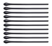 Toyvian 10pc Flexible Black Plastic Glasses Pads behind Ear Designed as Eyeglass Accessories and Ear Cushions for Eyeglasses, for Daily Wear and Working to Reduce Metal Contacts on Glasses
