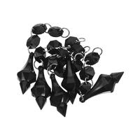 Toyvian 10pcs Acrylic Chandelier Pendants Irregular Prism Beads Crystal Lamp Pendant for DIY Decorative Lighting Suncatcher Crystals Hanging Charms Easy Installation