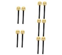 Toyvian 10pcs Add Touch of Fun Vibrant Fake Microphone Props for Stage Acts Boys and Girls Playdates