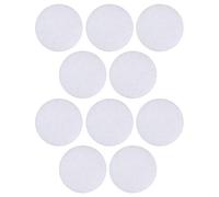 Toyvian 10pcs Aquarium Filter Sponge Replacement Pads for Fish Water Cleaning, Easy to Clean White Sponge, Suitable for Small Circulation Systems and Water Bodies with Many Muddy