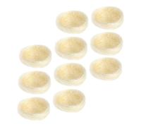 Toyvian 10pcs Artificial Bird Nest Set with Natural Jute Filling Simulation Bird Nests for Easter Basket Decor and Garden Ornament Suitable for Easter Egg Hunting and Home Display
