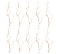 Toyvian 10pcs Artificial Fake Dry Branches Decorative Twigs with Realistic Antler Design, Plastic Material, No Pruning Required, for Home and Coffee Table Decoration