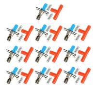 Toyvian 10pcs Automatic Drinking Fountain Rabbit Waterer Dual Spring Type Cage Equipment for Pet Hydration