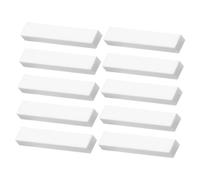 Toyvian 10pcs Beef Bone Guitar Nut Blank Nuts for Acoustic Classical Electric Guitar Supplies Accessories Replacement Use in Music Performance