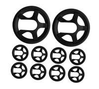 Toyvian 10pcs Bicycle Chainring Protector Guard Lightweight Sprocket Cover for Road Mountain Fixed Gear Bikes Sturdy Mud Gravel Resistant Crankset Shield with Aerodynamic Multihole Design