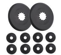 Toyvian 10Pcs Bike Flywheel Protection Cover Lightweight and Compact Cycling Accessories for Mountain Road and Folding Bicycles Durable Flywheel Guard for Optimal Protection