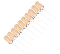 Toyvian 10pcs Black Electrochemical Aluminum Spray Heads Fine Mist Sprayer Replacement Spray Bottle Tops for Plant Watering