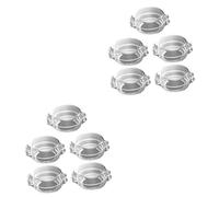 Toyvian 10pcs Boy Girl Stove Knob Translucent Safety Knob Guards for Gas Stove Easy Open Design for Adults Prevents Burns and Gas Leaks Suitable for Boy Girl Safety