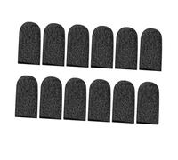 Toyvian 10pcs Breathable Sweat-Resistant Finger Covers for Touchscreen Gaming Reusable Finger Stalls with Super Elasticity and Lightweight Design for Fast Flexible Mobile Game Control