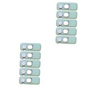 Toyvian 10pcs Cabinet Locks Adhesive Drawer Lock for Boys and Girls Safety Easy Installation No Tools Needed Protects Against Trapped Fingers for Cabinets Fridge