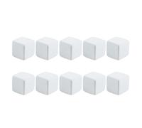 Toyvian 10pcs Calcium Cubes Reptile Tank Substrate Turtle Grinding Blocks Safe Aquarium Supply for Turtle Tortoise Vivarium Terrarium