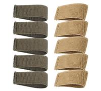 Toyvian 10pcs Canvas Belt Retainer Loops for Men and Women, Sturdy Build Sophisticated Design to Prevent Flapping, Belt Keeper for Outdoor and Everyday Use