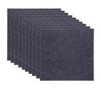 Toyvian 10pcs Carpet Tile Play Mat Thick and Comfortable Square Polyester Fiber Stylish Decorative Multi-Purpose Floor Mat for Crawling and DIY Home Use