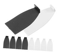 Toyvian 10pcs Cello Bow Tips Set with Black and White Plastic Covers, Cello Bow Accessories for String Instrument Repair, Suitable for Cellists and Orchestra Use