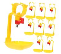 Toyvian 10pcs Chicken Waterer Chicken Drinking Cups Poultry Water Cups Chick Water Dispenser for Poultry Farms