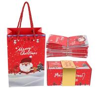 Toyvian 10pcs Christmas Explosion Present Box Red Paper Pop-up Candy Container with Unique Design, Bringing Surprise and Joy for Birthday and Party Celebrations