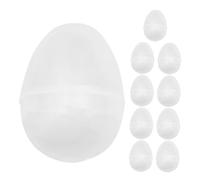 Toyvian 10pcs Clear Fillable for Party Favors and Treats Cute Open Design for and Easter Hunt Activities