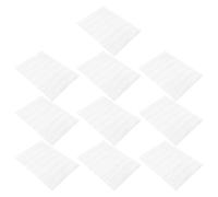 Toyvian 10pcs Coin Pages with 42 Compartments and 9-hole Pvc Holders, High Visibility and Easy Sharing for Coin Collectors and Stamp Collecting Storage