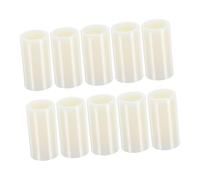 Toyvian 10PCS Copper Screw In Billiard Ferrules Replacement Pool Stick Tips Plastic Upgrade for Stable Snooker Cue Performance