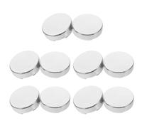 Toyvian 10pcs Copper Shirt Button Covers with Stable Structure and Comfortable Touch, Elegant Clip-on Button Clips for Clothing Items and Coats, for Business or DIY Use