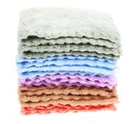 Toyvian 10pcs Coral Bath Towel for Boys and Girls and Newborn Washcloth Soft and Reusable for Bath