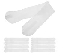Toyvian 10Pcs Disposable Non-Woven Face Wash Headbands for Women Spa Skincare Hair Wraps with Hook and Loop Closure Soft Breathable Hair Bands for Facial Treatment and Makeup