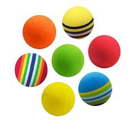 Toyvian 10PCS Eva Elastic Balls for Training Lightweight Flexible and Durable Golf Balls for Indoor Practice and Sports Training Random Colors Random Color