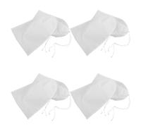 Toyvian 10PCS Fine Mesh Strainer Bags Reusable Nylon Food Filter for Nut Milk Cold Brew Coffee Soy Milk Juice and Yogurt Straining with Leak-Resistant Design and Easy Cleaning