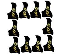 Toyvian 10pcs Folk Guitar Pickguards Acoustic Scratch Plate Dragon Patterns Material for Classical Guitar Accessories