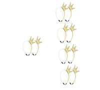 Toyvian 10pcs Glitter Crown Headbands for Girls Adorable Hair for Christmas Parties Weddings and Dress-up Events and Lightweight Design