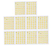 Toyvian 10pcs Glitter Star Stickers for Boys and Girls Self-Adhesive Removable PVC Rewards for Classroom Use for Charts Certificates and Student Motivation