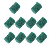 Toyvian 10pcs Green 8x11mm Saxophone Felt Pillars Sax Key Positioners Lightweight Sax Replacement Parts Portable Felt Protectors for Saxophone Repair and Beginners