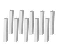 Toyvian 10pcs Guitar Bone Bridge Nut Guitar Bone Material Electric Acoustic Replacement Parts for Bass Players