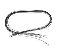 Toyvian 10pcs Guitar Edge Binding Strips for Classical Guitar Durable Decorative Trims Easy Installation Scratch Protection Black Edging Purfling for Musical Instruments