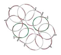 Toyvian 10pcs Guzheng Replacing Accessories Metal B Strings Extraordinary Tones Strong Sound Assorted Colour Repair Parts for Guzheng 6-10 String