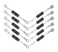 Toyvian 10pcs High Voltage Microwave Diodes Replacement Parts Single Direction Diode for Microwave Oven High Temperature Resistant Stable Performance Suitable for Standard Models