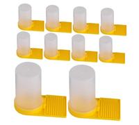 Toyvian 10PCS Hive Top Feeders Bee Water Dispenser with Hygienic Landing Pad European Style Beehive Entrance Feeder for Beekeeping Colony Defense and Clean Hydration