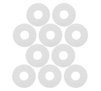 Toyvian 10pcs Inflatable Boat Valve Sealing Washers for Air Inflation Silicone Gasket Repair Kit for Inflatable Dinghy and Kayak Valve Accessories