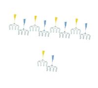 Toyvian 10pcs Iron Music Book Clamp with Tassel Durable Page Holder for Sheet Music Piano Guitars and Notebooks Sturdy Note Clips for Easy Reading