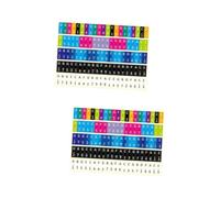 Toyvian 10pcs Kalimba Learning Stickers Note Thumb Piano Music Note Labels for Beginners Fretboard Stickers Easy to Use for Practice and Memory Aid