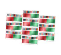 Toyvian 10pcs Kalimba Scale Sticker Notes for Beginner Adhesive Finger Piano Decals Musical Learner Stickers