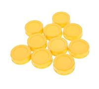 Toyvian 10pcs Leakproof Wide Mouth Bottle Caps Replacement Lids for Storage and Airtight Sealing Compatible Various Bottles for Breastfeeding and Preservation