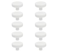 Toyvian 10pcs Marine Reef Coral Bracket Ceramic Frag Plug Base for Fish Tank Aquarium Supplies Coral Broken Branch Seat Suitable for Reproduction