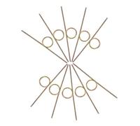 Toyvian 10pcs Metal Torsional Spring Replacement Kit for Flipping-top Garbage Buckets Sturdy DIY Repair Parts Compatible with Various Trash Can Brands and Models
