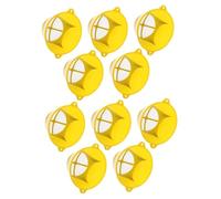 Toyvian 10pcs Metal Wire Paint Filter Funnel with Fine Mesh Strainers for Paint Impurity Removal Thick Material Construction Lightweight and Portable for Automotive and Industrial Use